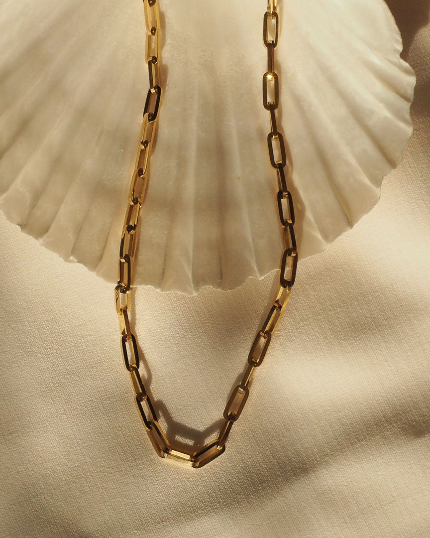 18k gold plated - Bamhi Link Chain Necklace - Katherynloche