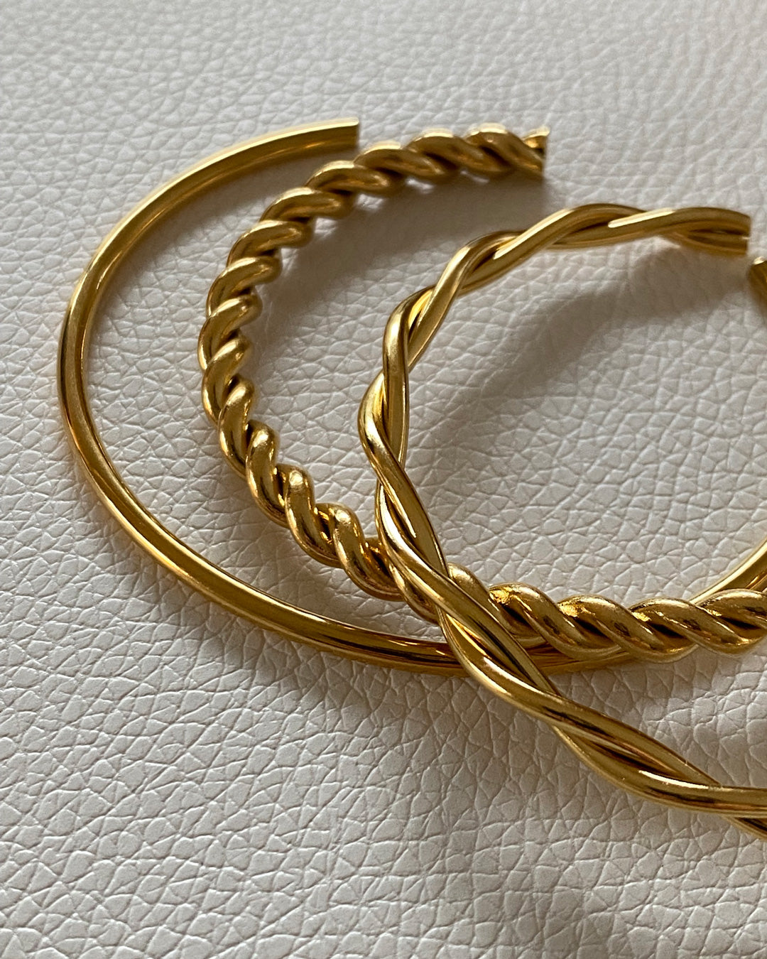 18K gold plated - Classic bangle Set - Katherynloche