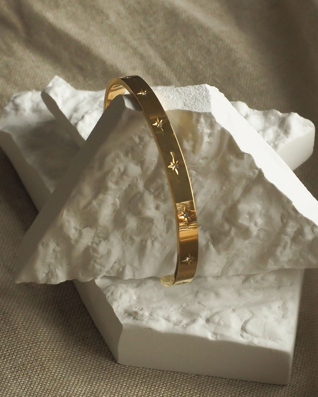 18K gold plated - Stardust Bangle - Katherynloche