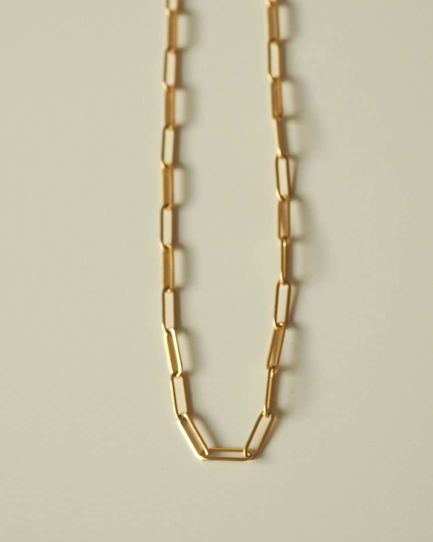 18k gold plated - Athens Link chain necklace - Katherynloche