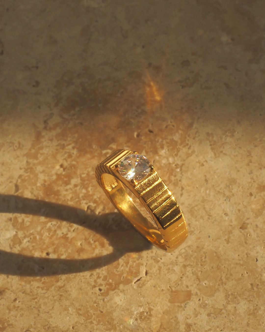 18k Gold plated - Dancia Gold ring - Katherynloche