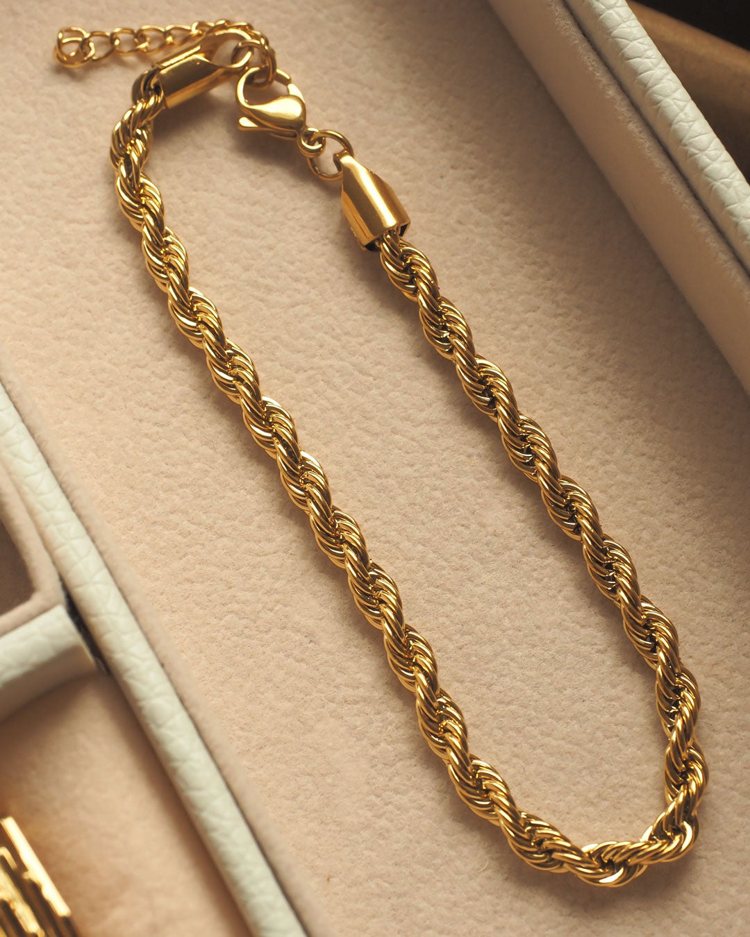 18K gold plated - Kaia Rope Bracelet - Katherynloche