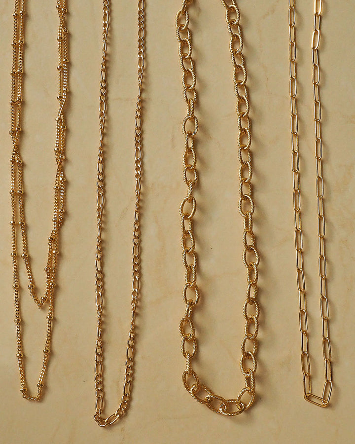 18K gold plated - Figaro Chain - Katherynloche