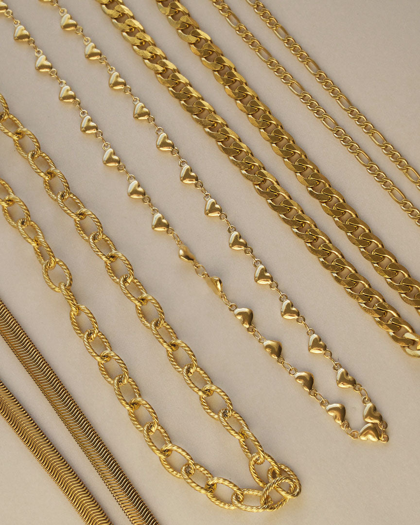 18K gold plated - Figaro Chain - Katherynloche