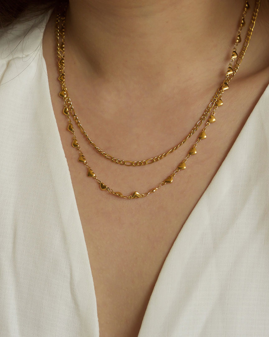 18K gold plated - Figaro Chain - Katherynloche