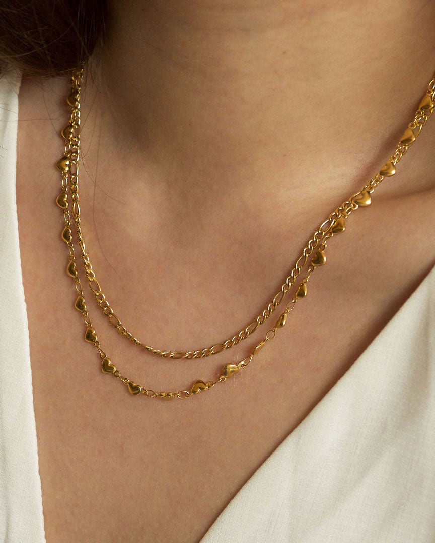 18K gold plated - Figaro Chain - Katherynloche