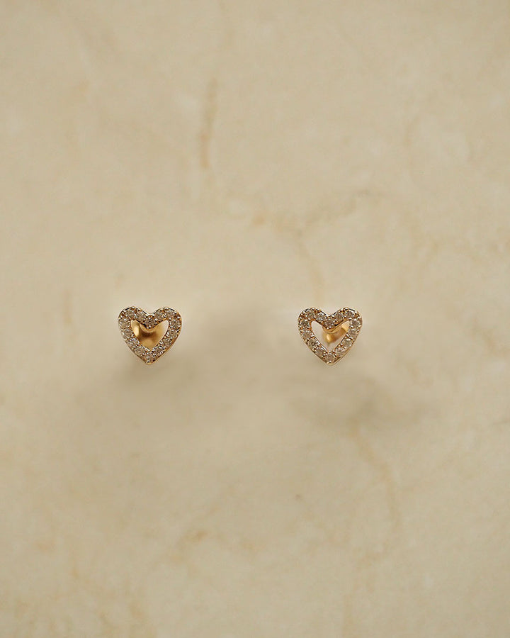 Stainless Steel - Valentine Stud Earrings - Katherynloche