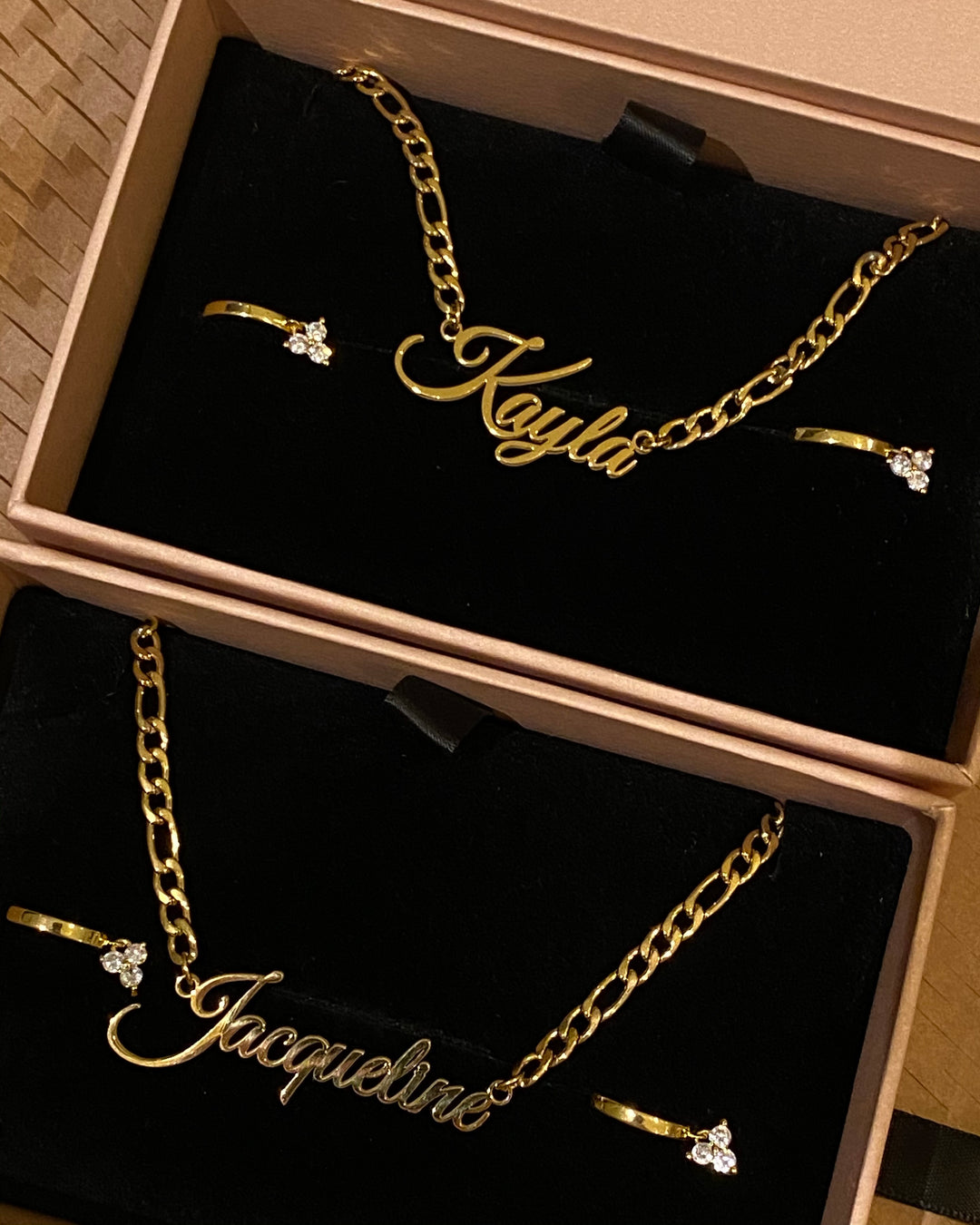 18k gold plated -  The Nameplate Personalised Necklace (Made to Order) - Katherynloche