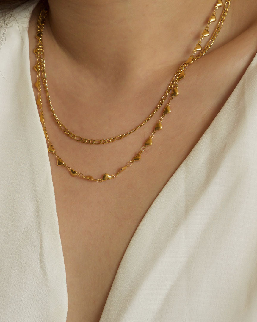 18K gold plated - Figaro Chain - Katherynloche