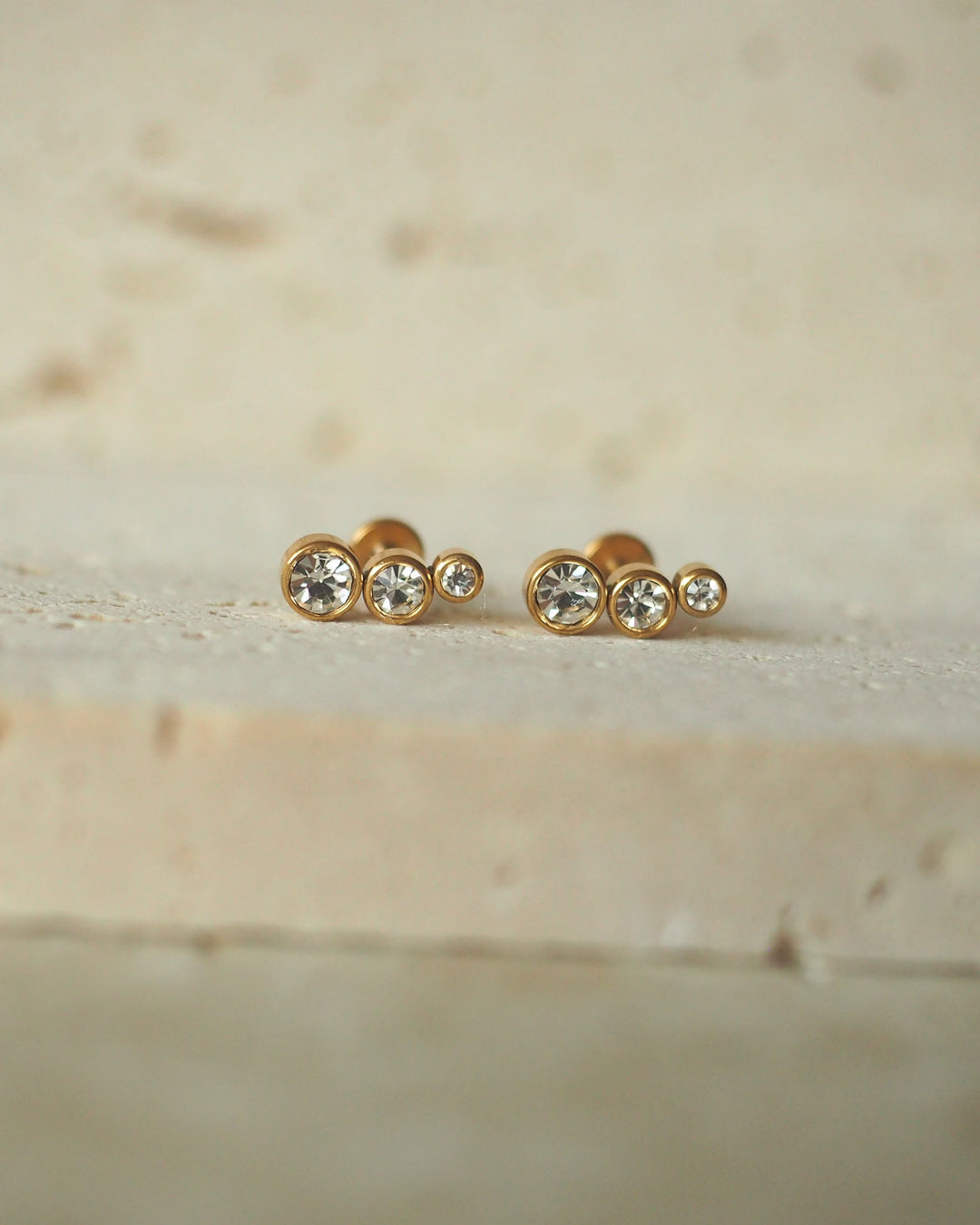 Stainless steel - Body piercing / stud earrings - Katherynloche