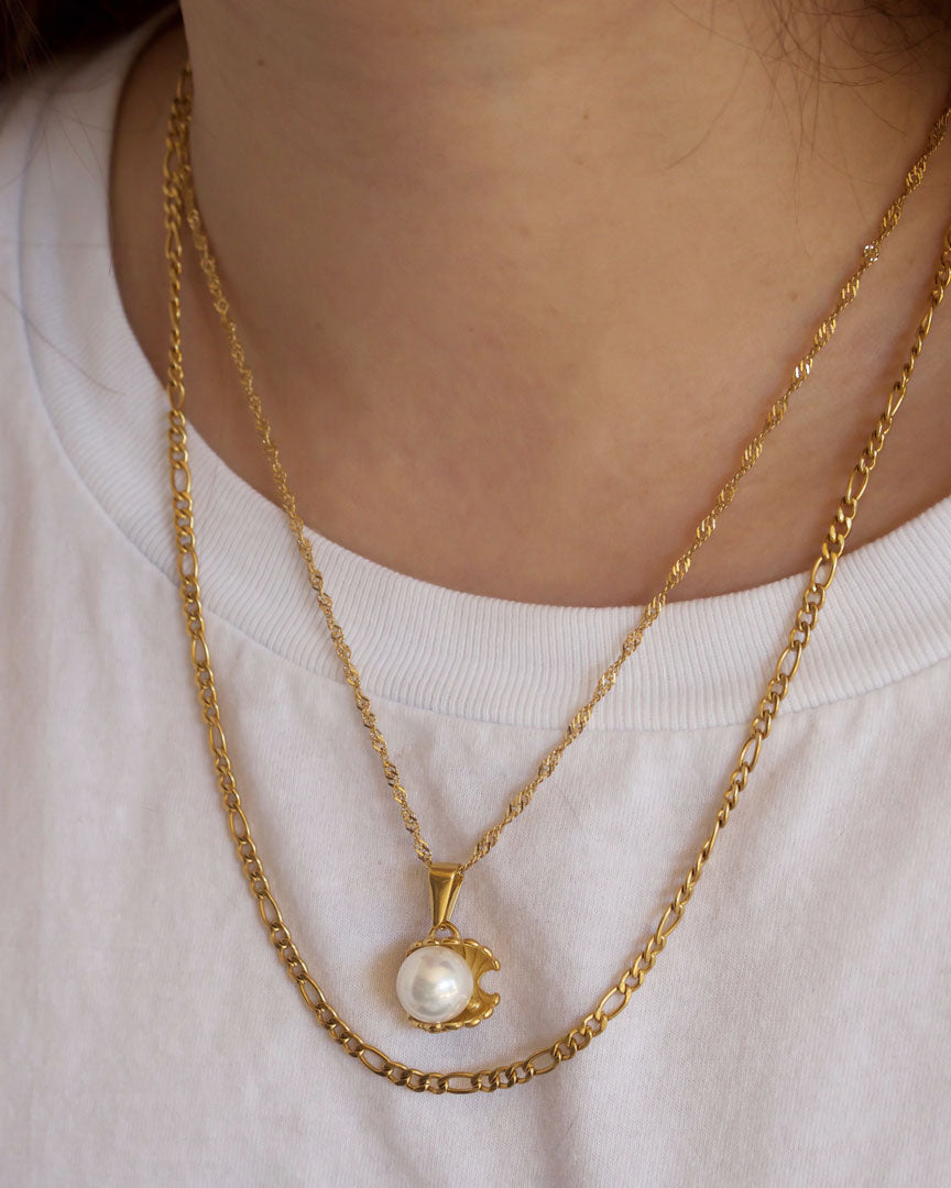 18K gold plated - Figaro Chain - Katherynloche