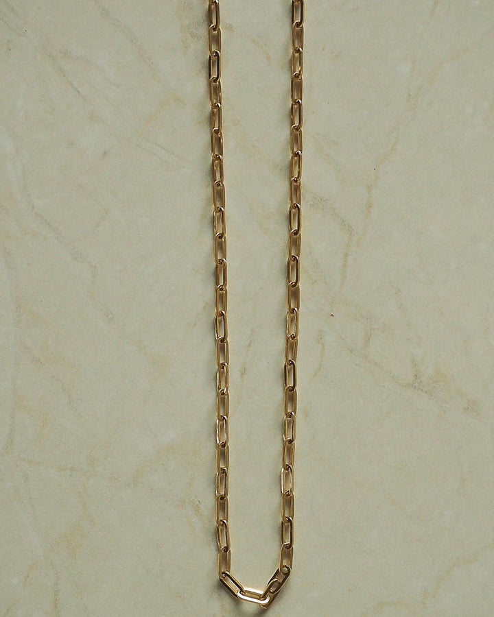 18k gold plated - Slim Bambi Link Chain Necklace - Katherynloche