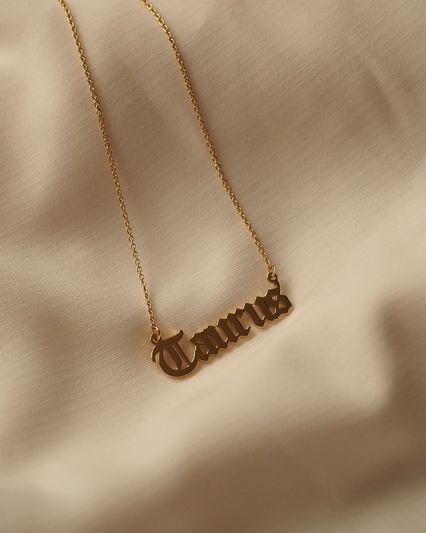 18K Gold Plated -  Jeulia Zodiac Gold Necklace - Katherynloche