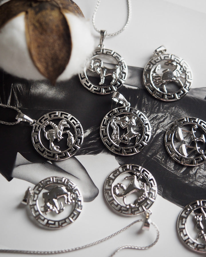 Devine - Zodiac Silver Necklace (Limited Stock) - Katherynloche